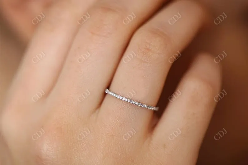 0.20CTW Natural Diamond Full Eternity Stackable Band