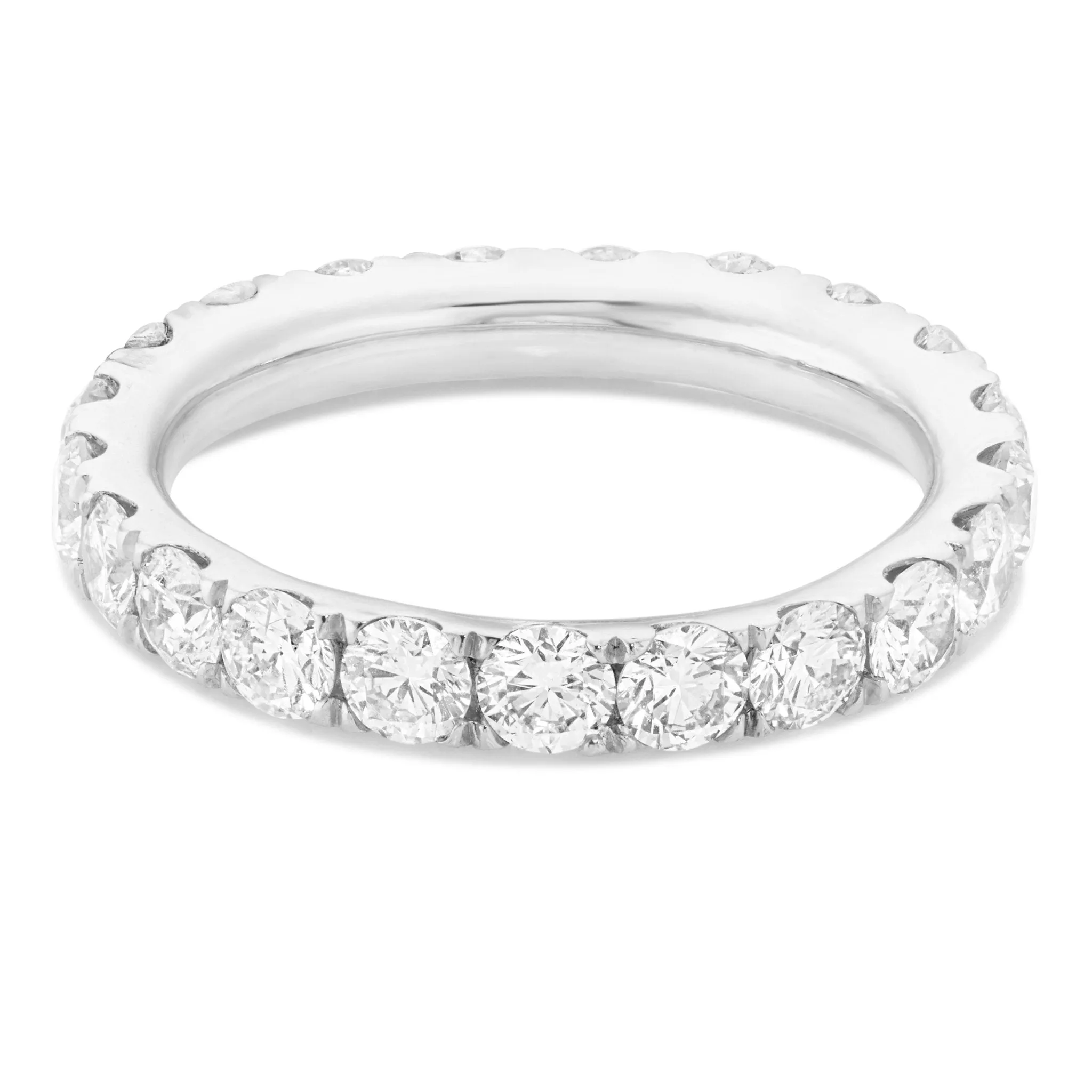 14K Gold 1.90ct U Prong Diamond Eternity Band