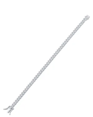 3mm Round Cubic Zirconia Bracelet