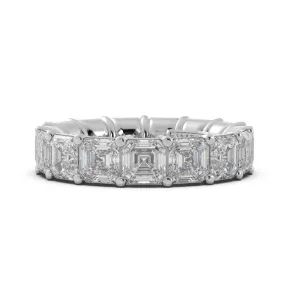 8.00ct tw Asscher Cut Diamond Eternity Band