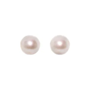 9-9.5 mm 18K Gold Pearl Studs