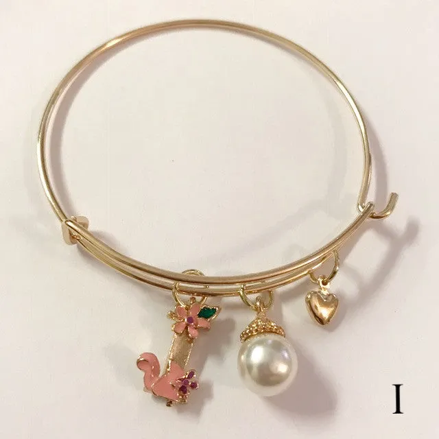 A to Z custom initial bracelet