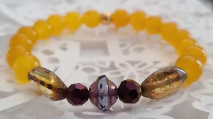 AAA Grade Natural Topaz Bracelet-November Bithday