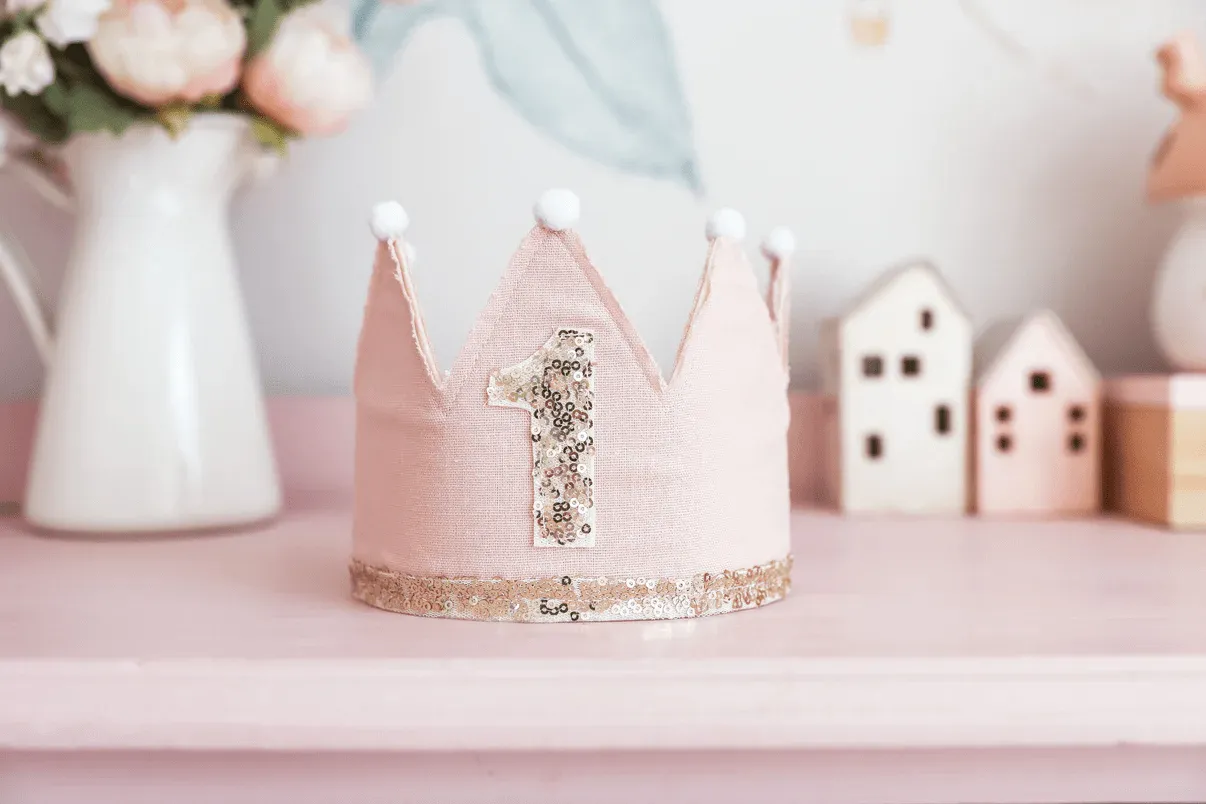 Alimrose 1st Birthday Crown