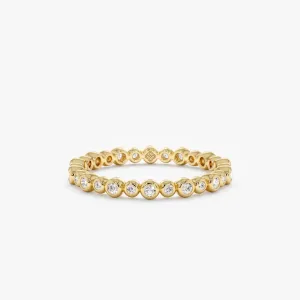 Alternating Diamond Eternity Band, Camila