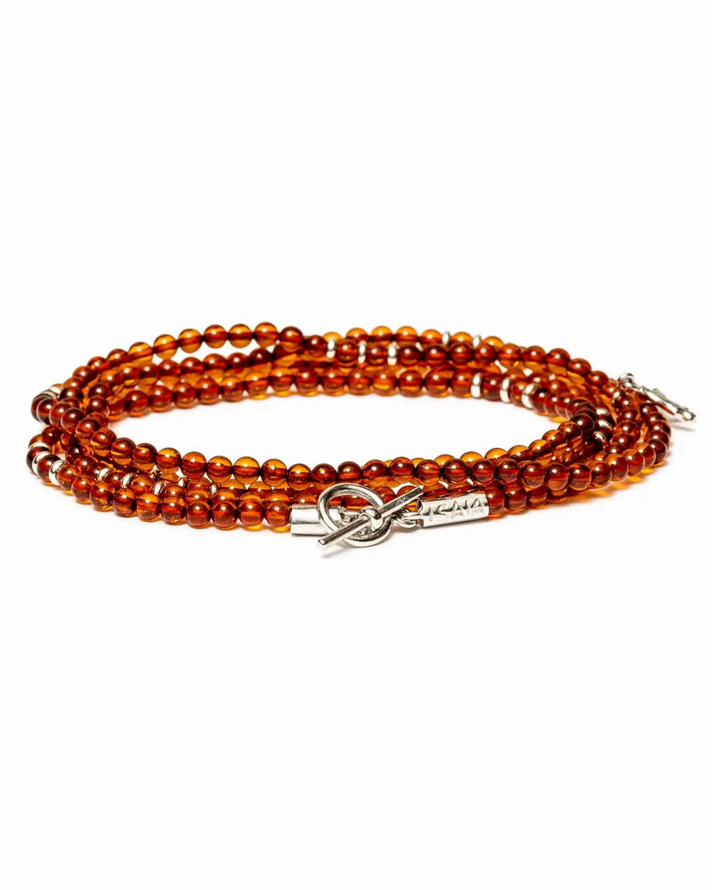 Amber Beaded Saracino Bracelet