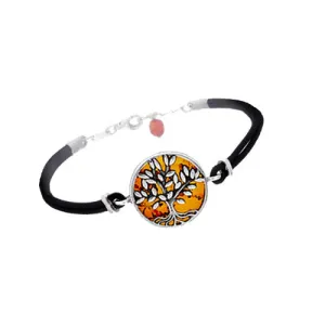 Amber Tree of Life Bracelet