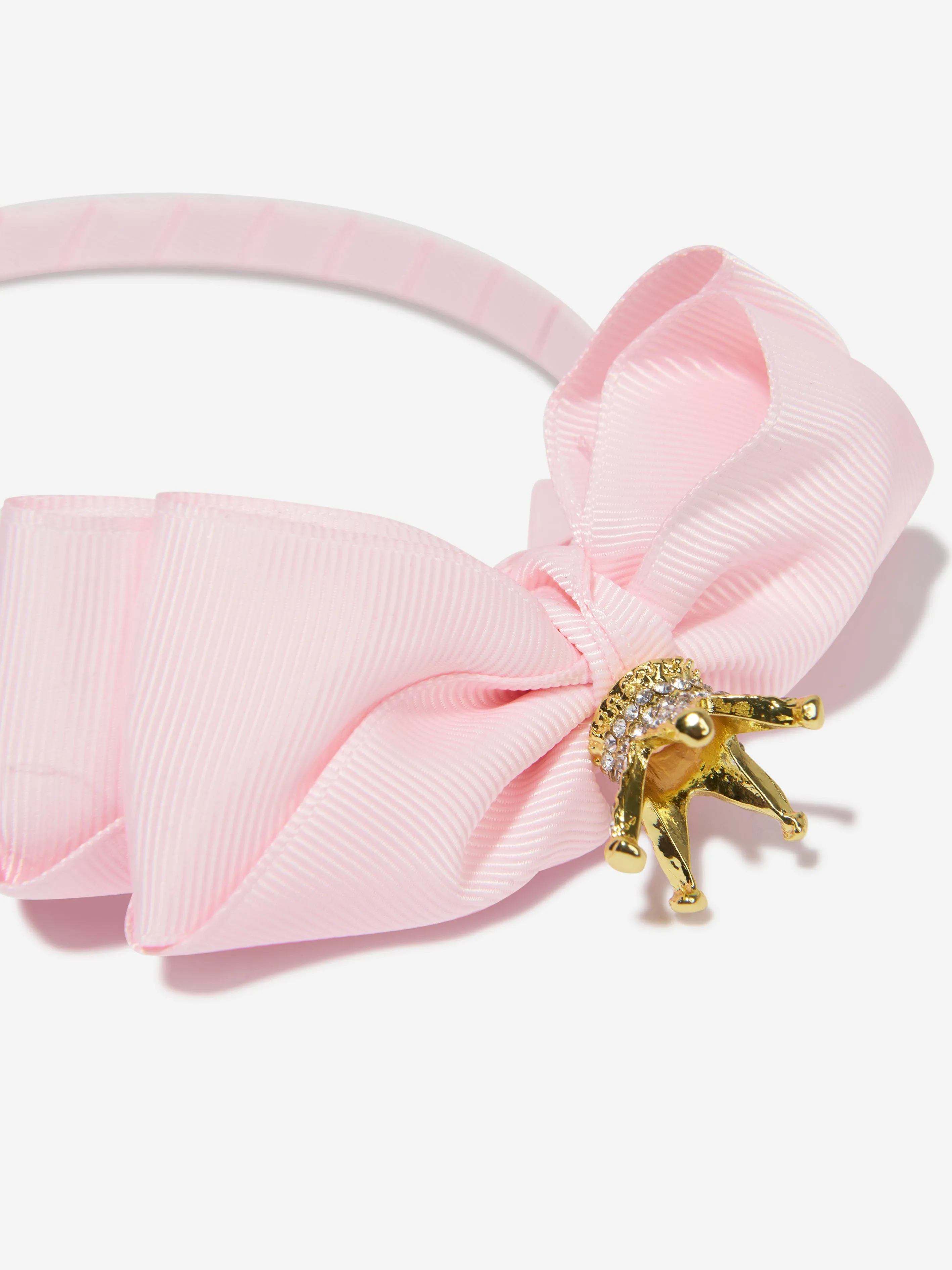 Angels Face Girls Crown Headband in Pink