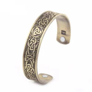 Antique Celtic Cuff Bangle - Celtic Knot