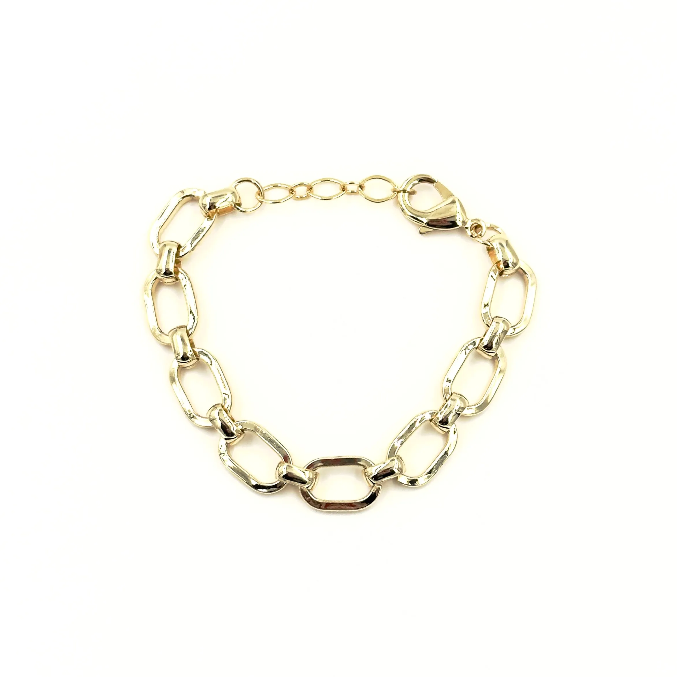 Ashley Gold Stainless Steel Gold Plated Chunky Cable Chain Bracelet