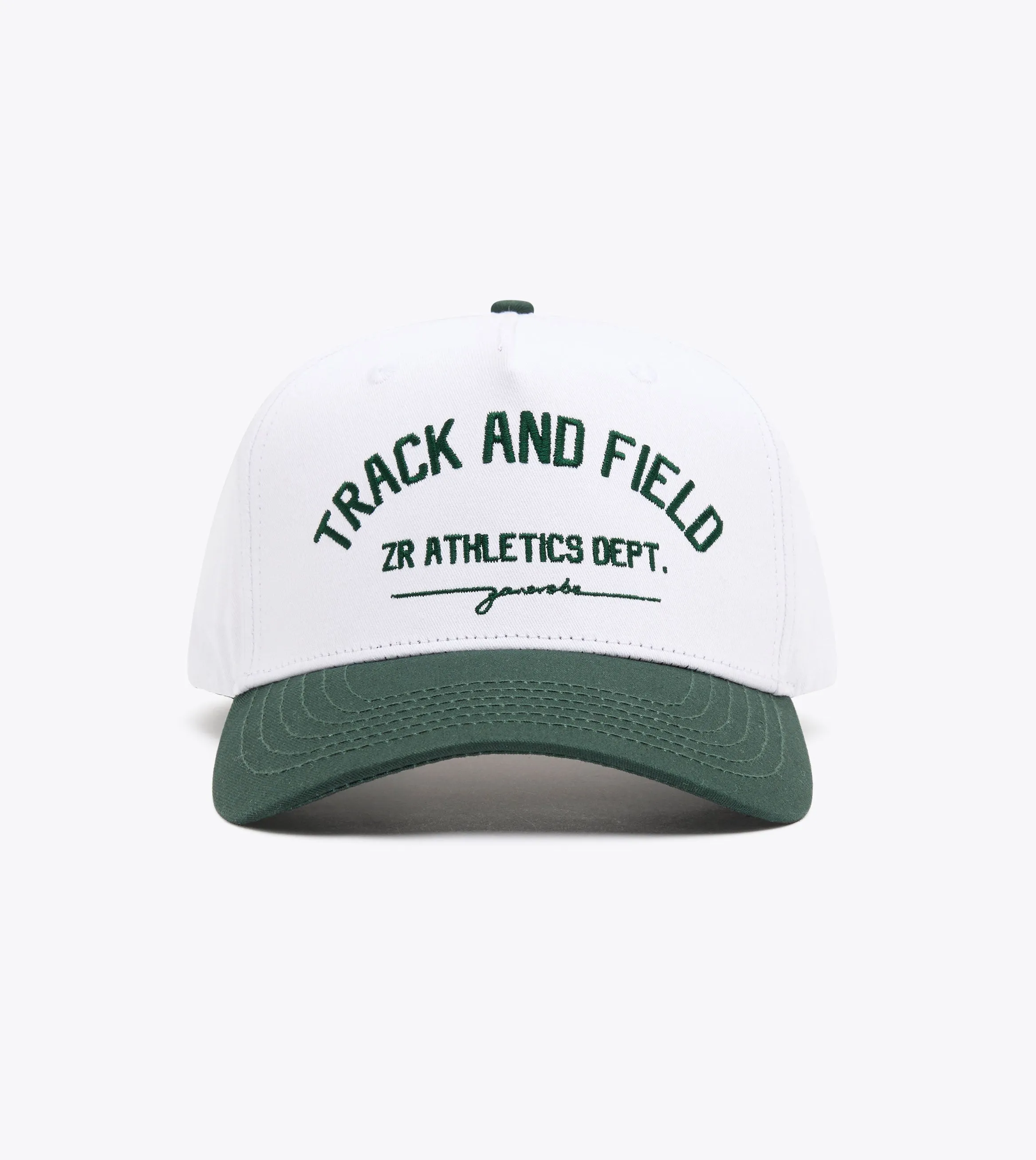 Ath. Snapback Vintage White/Forest