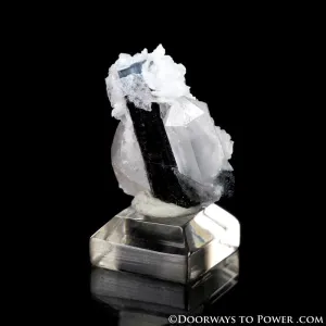 Black Tourmaline & Quartz Generator Point Specimen A   