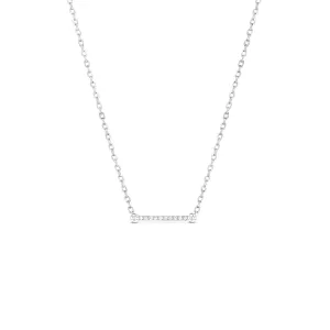 Business Meeting Diamond Bar Necklace