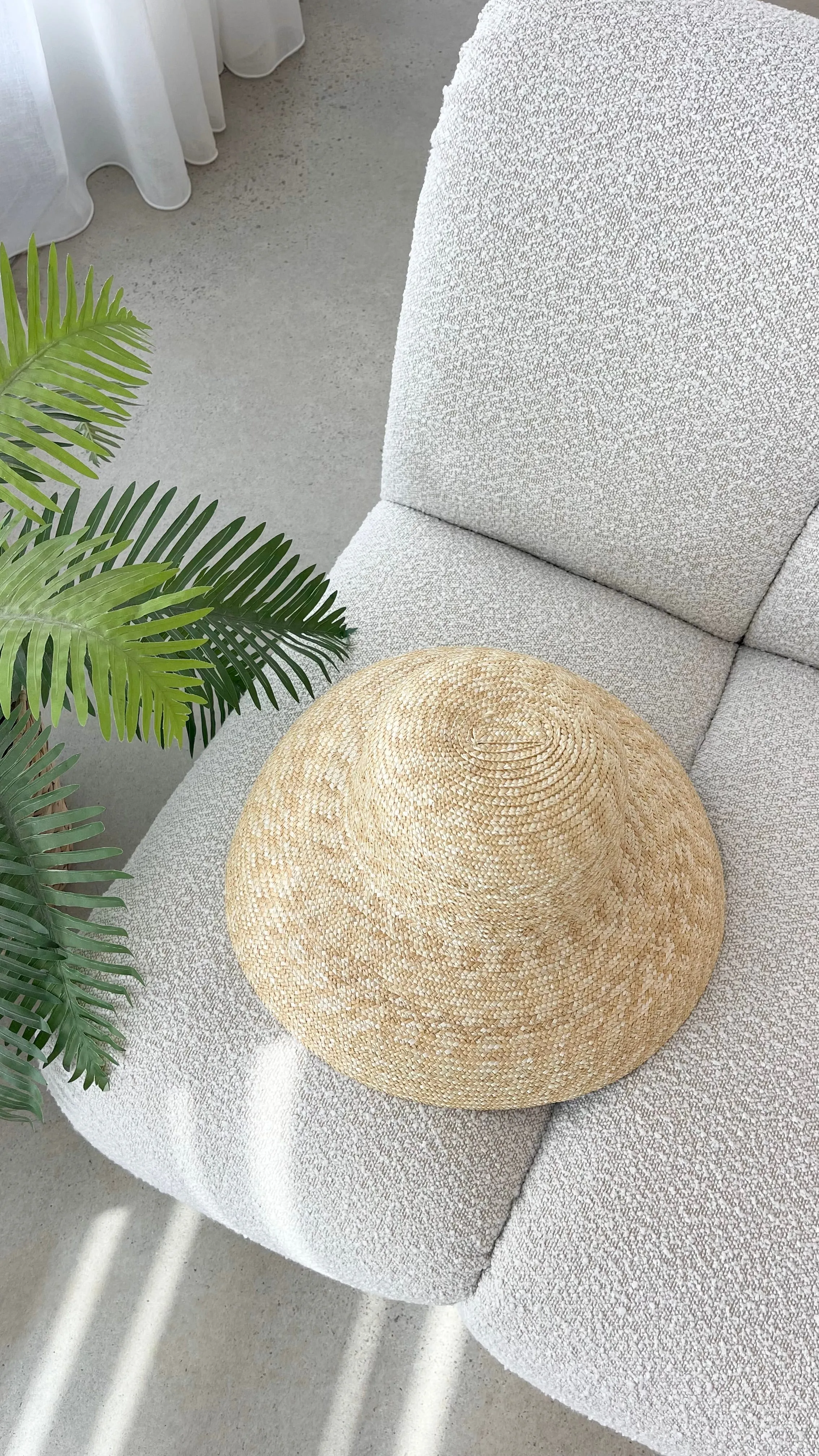 Caley Hat - Raffia Straw