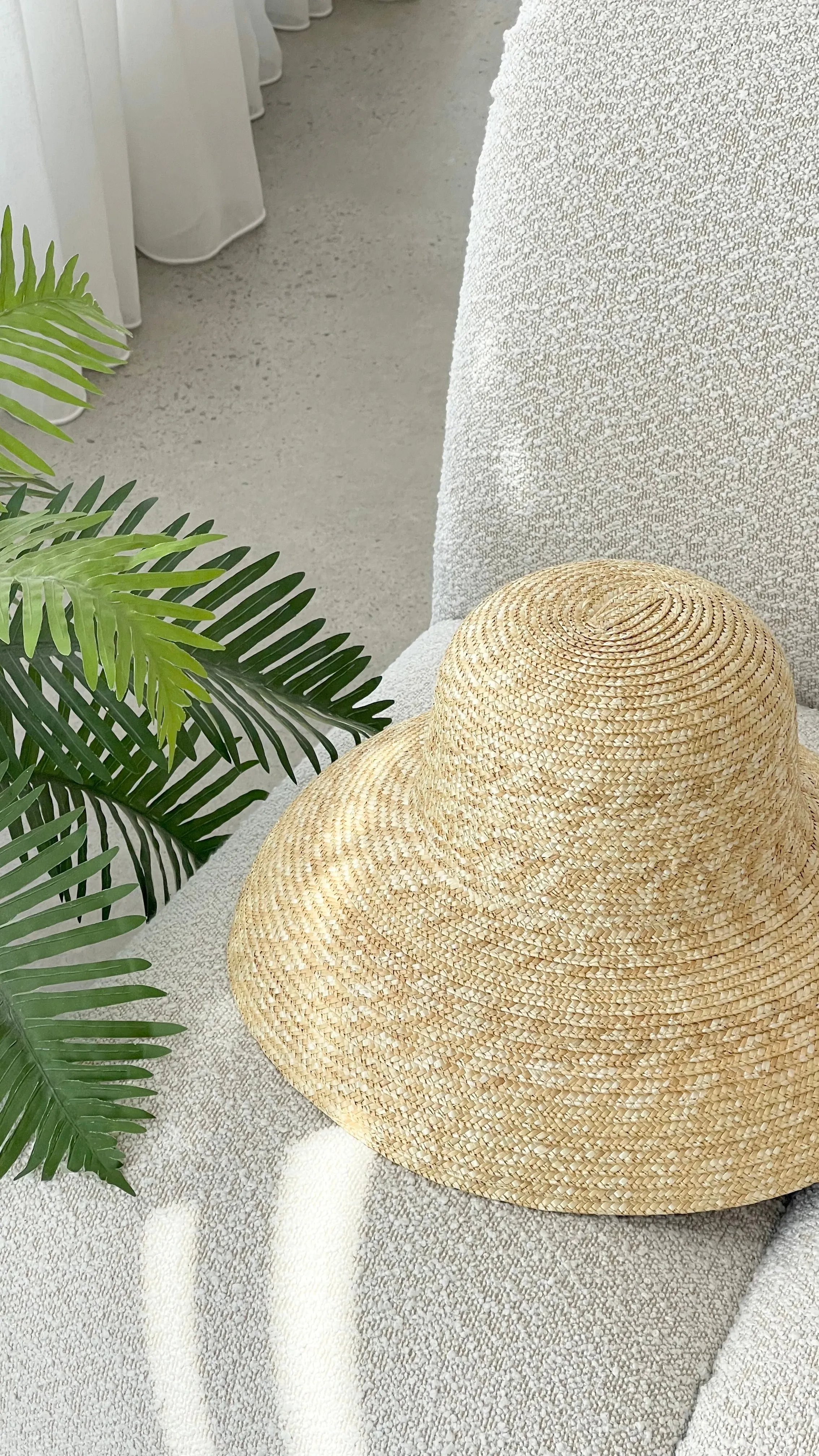 Caley Hat - Raffia Straw