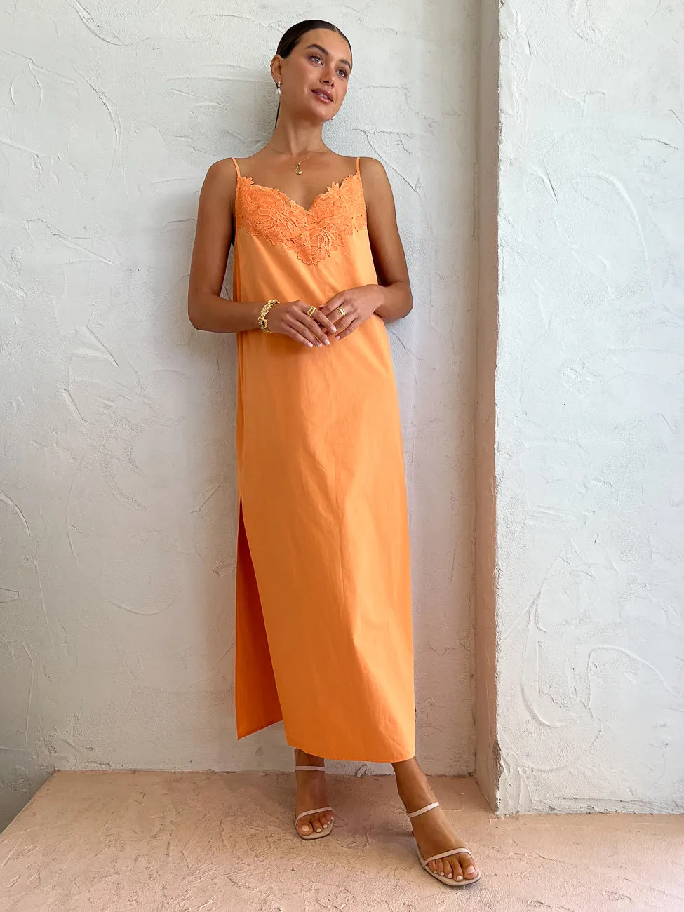 Camilla and Marc Sable Midi Dress in Persimmon