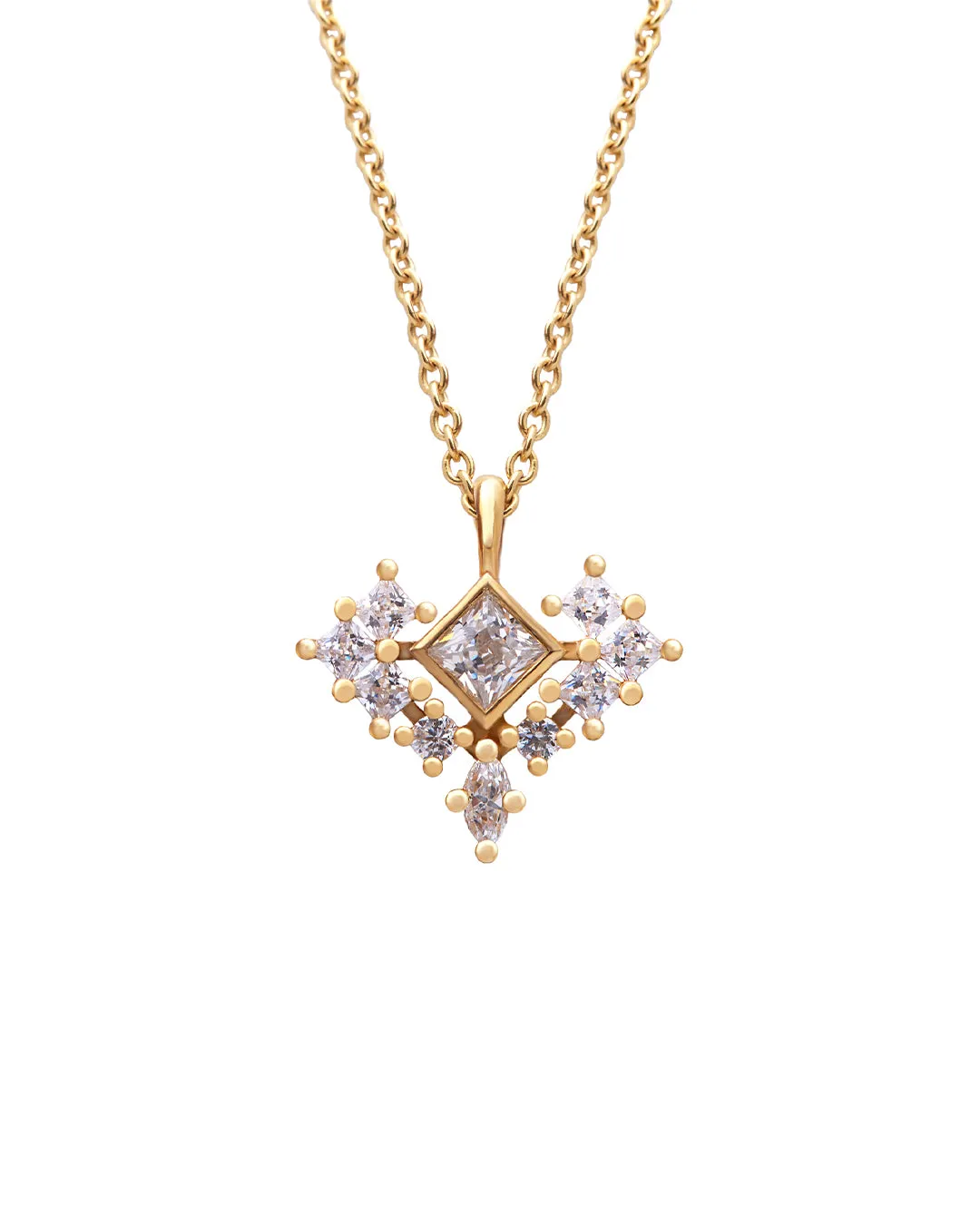 Catherine Diamond Necklace with Lab Grown Diamonds