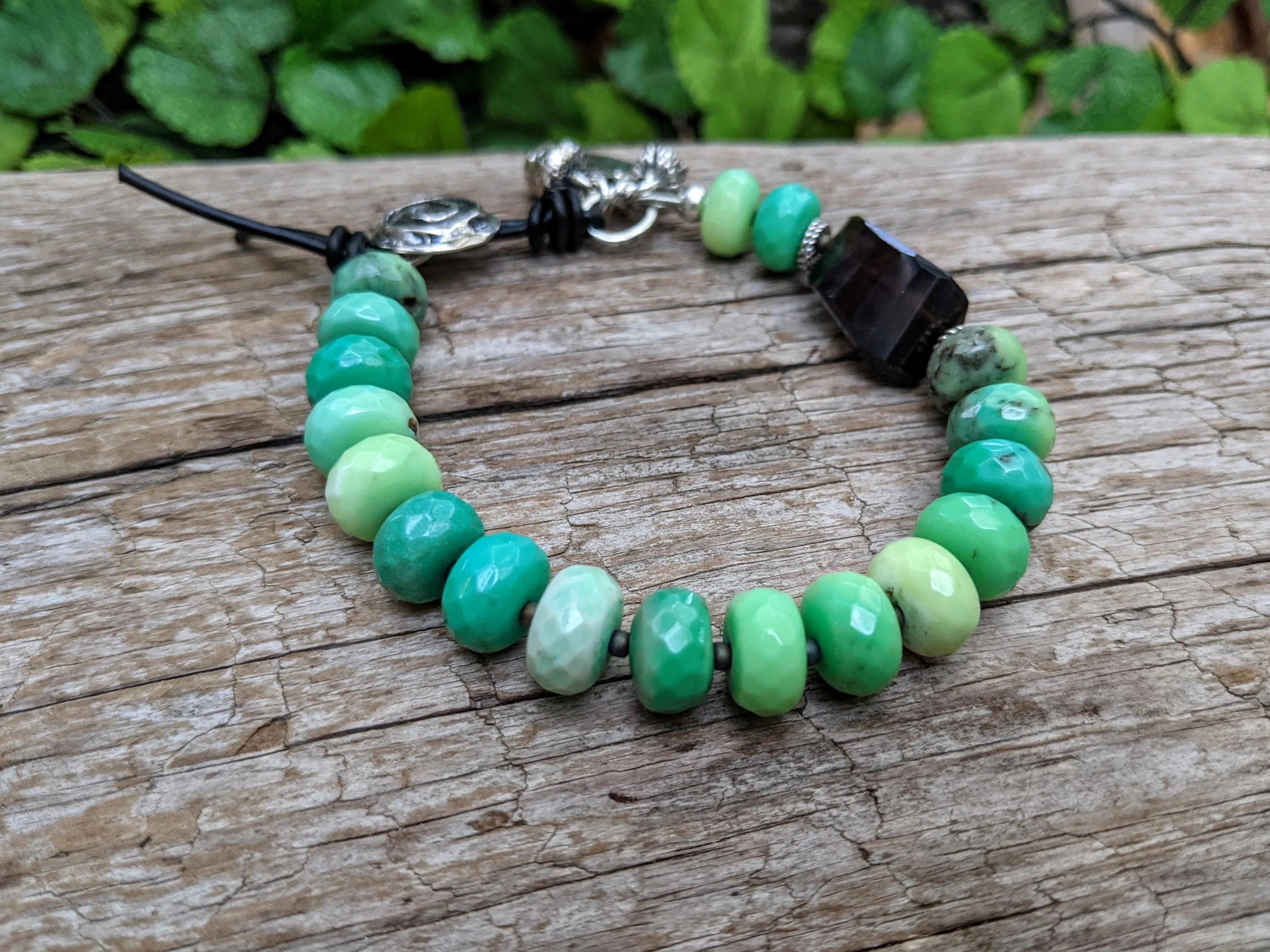 Chrysoprase Woodland Bracelet