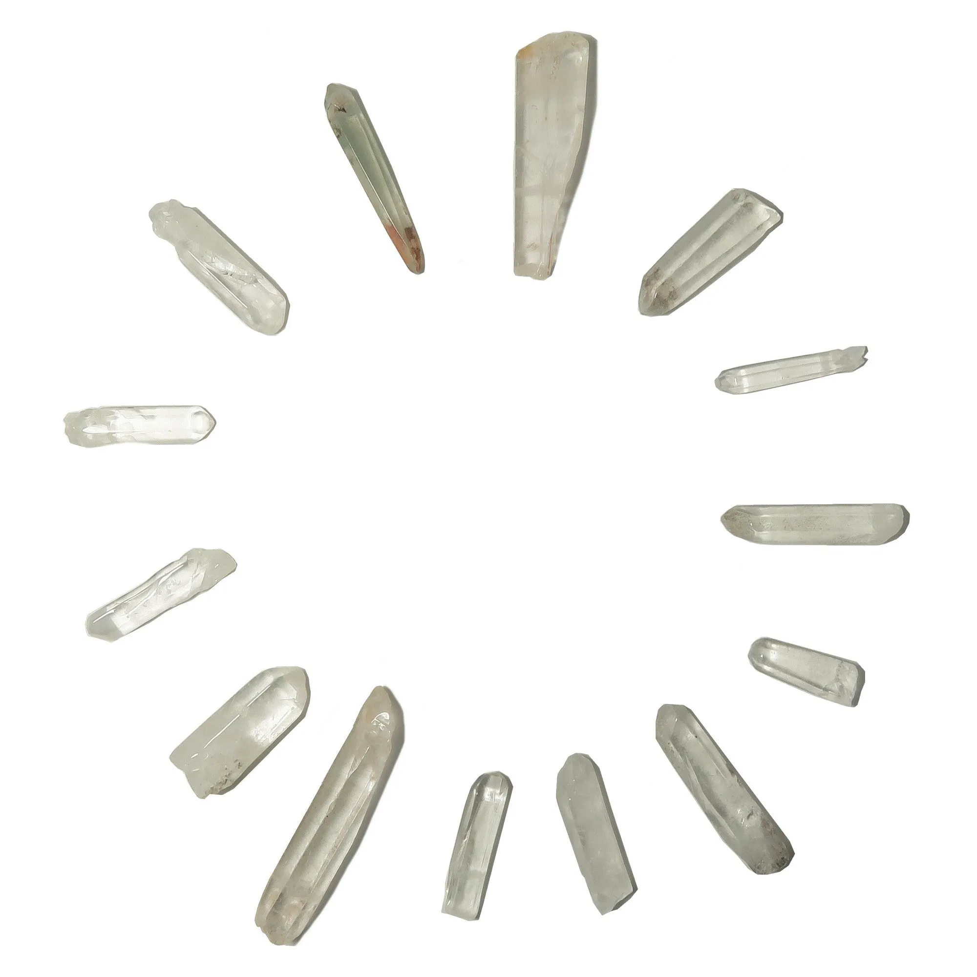 Clear Quartz Raw Crystal Set Mini Points