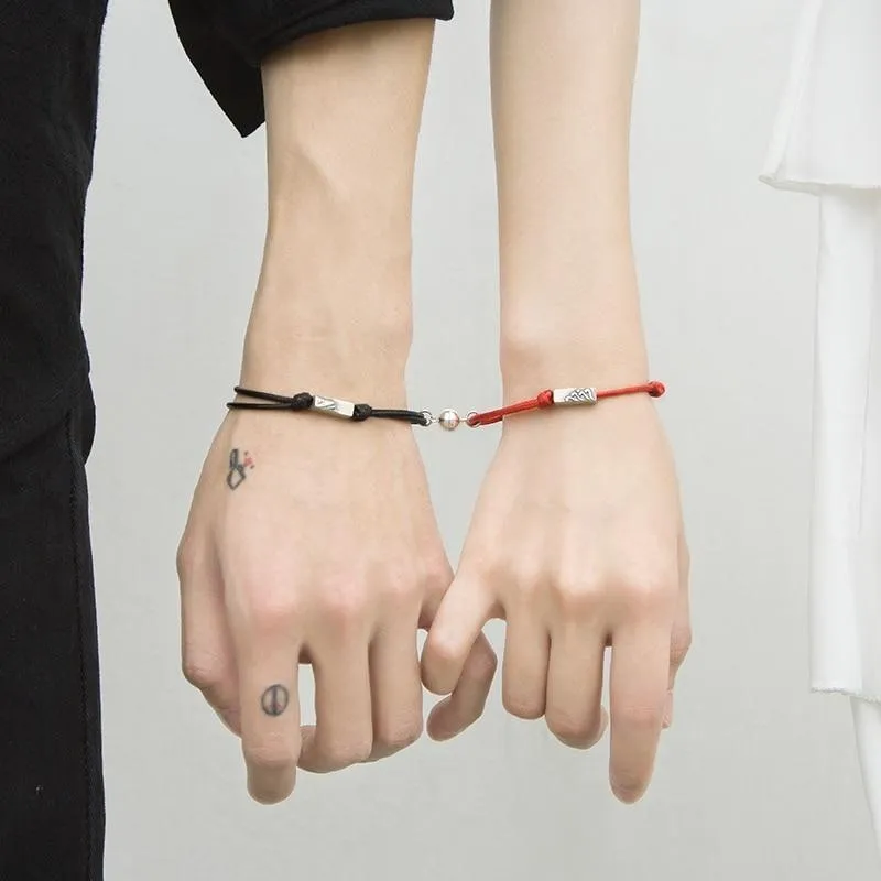 Couples Magnetic Attraction Bracelets