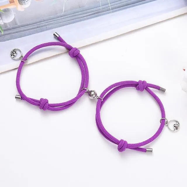 Couples Magnetic Attraction Bracelets