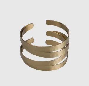 Crossing Path Cuff Bracelet