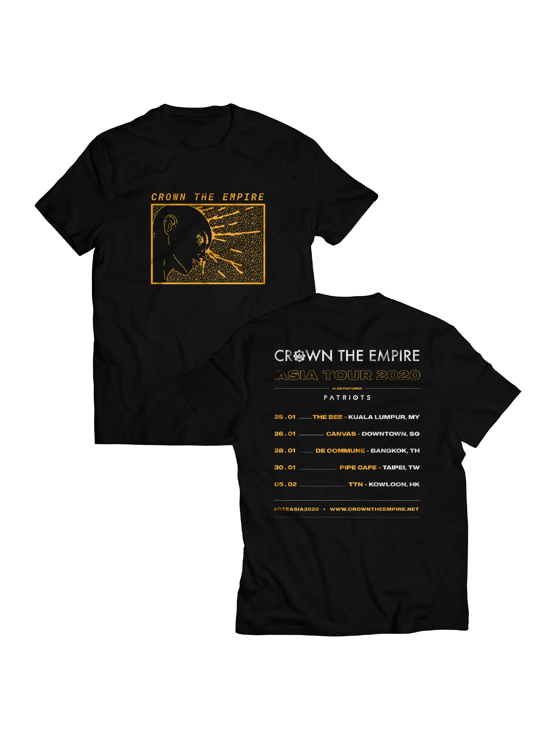 CROWN THE EMPIRE: SPLAT T-SHIRT