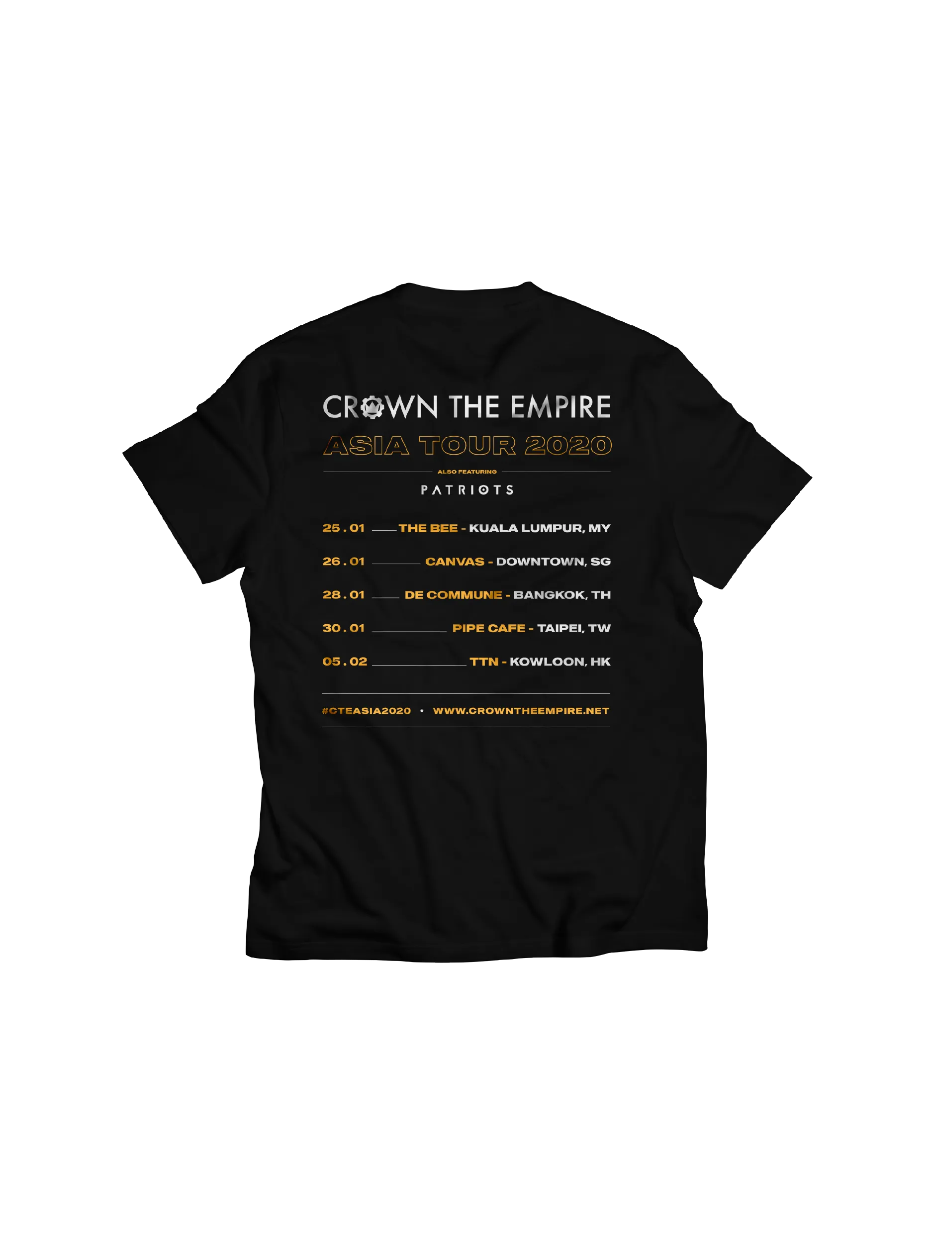 CROWN THE EMPIRE: SPLAT T-SHIRT