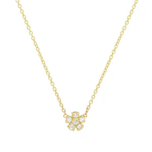 Diamond Flower Necklace