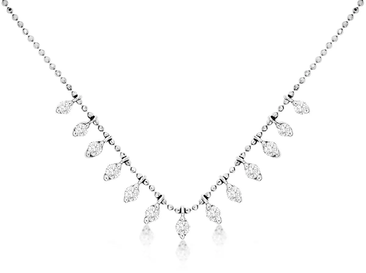 Diamond Fringe Necklace