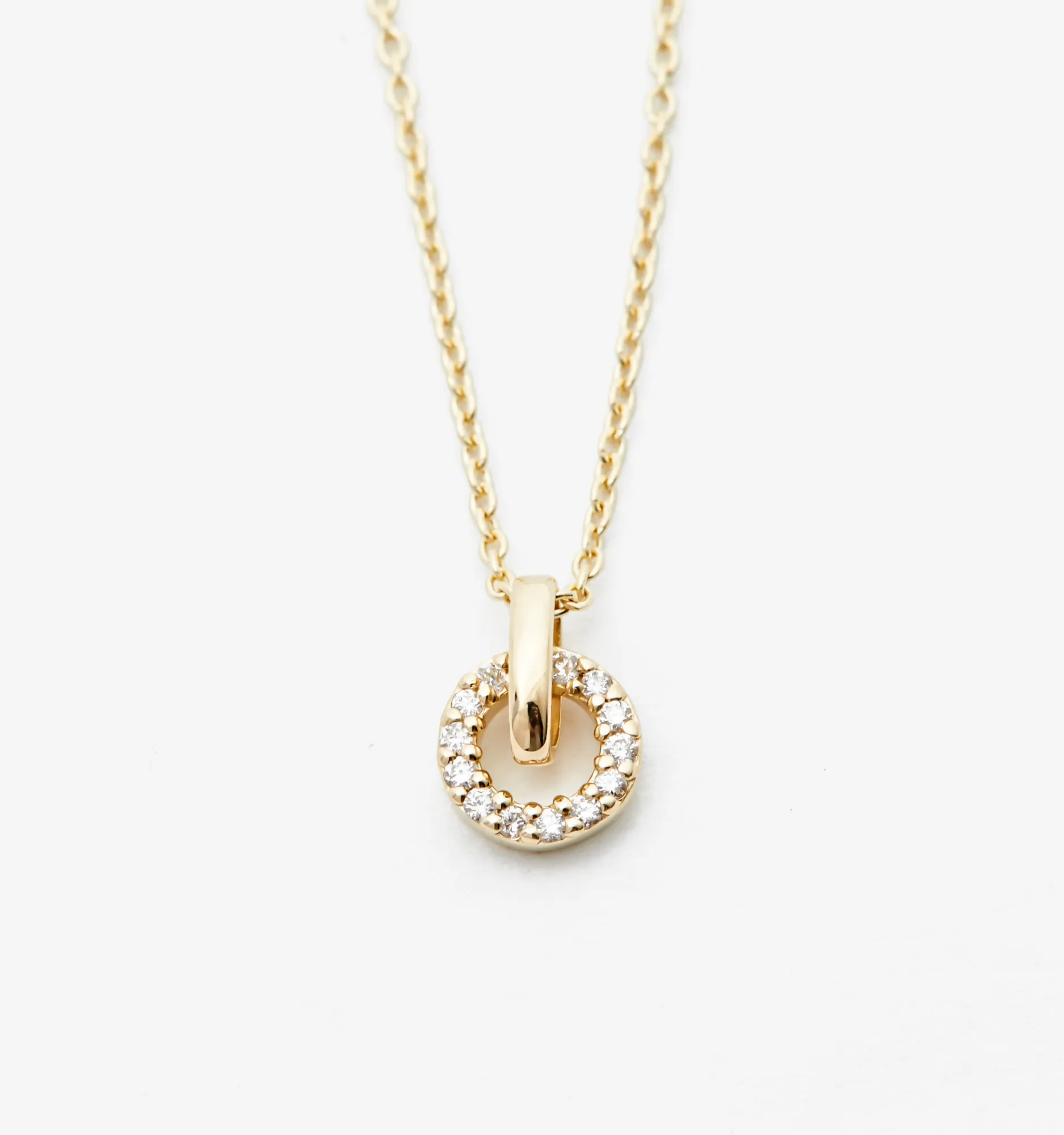 Diamond Necklace Eternity Circle