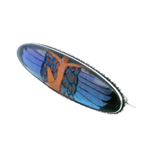 Discover Timeless Elegance: Rare 1930s Art Deco Enamel & Sterling Silver Brooch