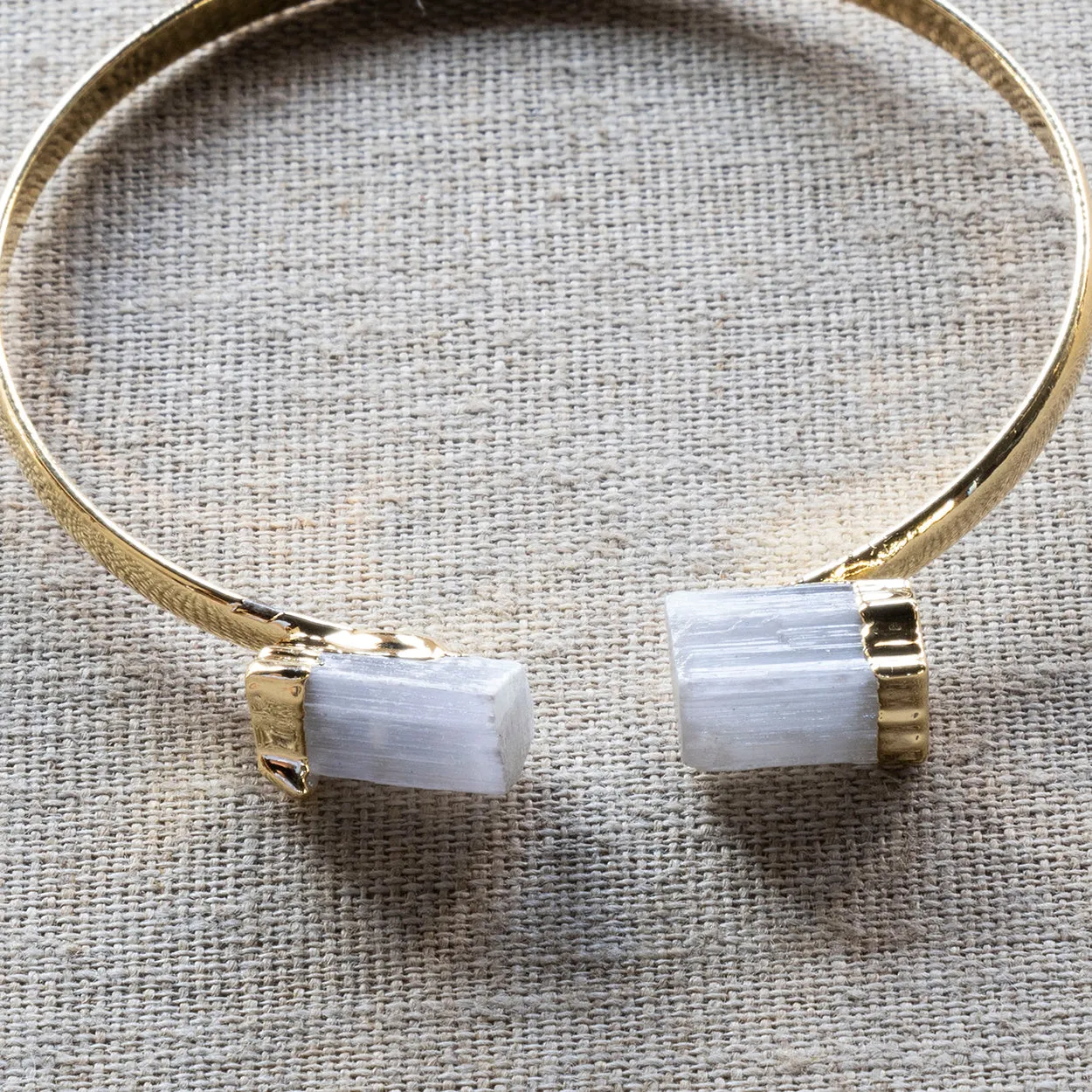 Elements Bracelet Selenite Gold