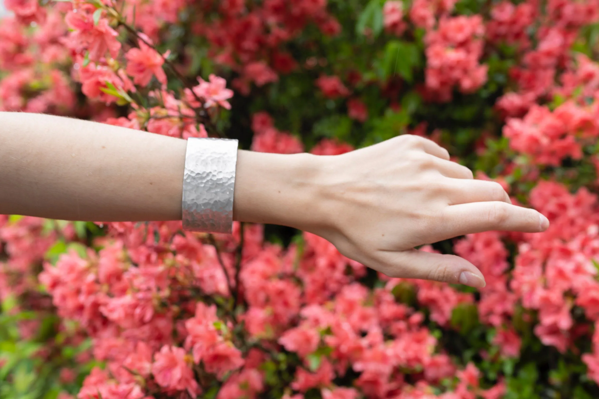 Embrace Sustainable Style with a Handcrafted Recycled Aluminum Cuff