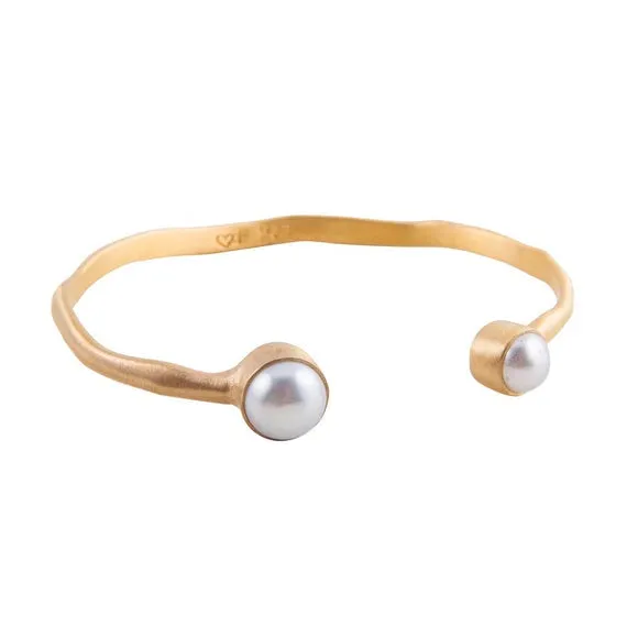 Fairley Double Pearl Cuff