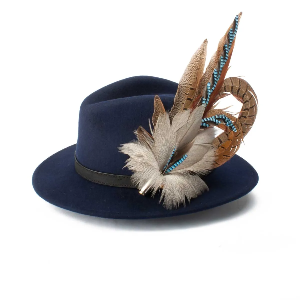 Feather Brooch: Jay & Pheasant Biot (Large)