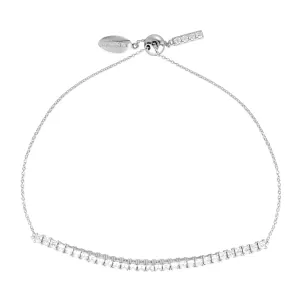 Georgini Iconic Bridal Vera 2mm Bracelet Silver Adjustable