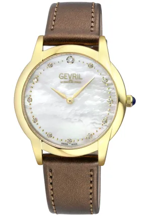 Gevril Women's Airolo 36mm Quartz Watch 13021