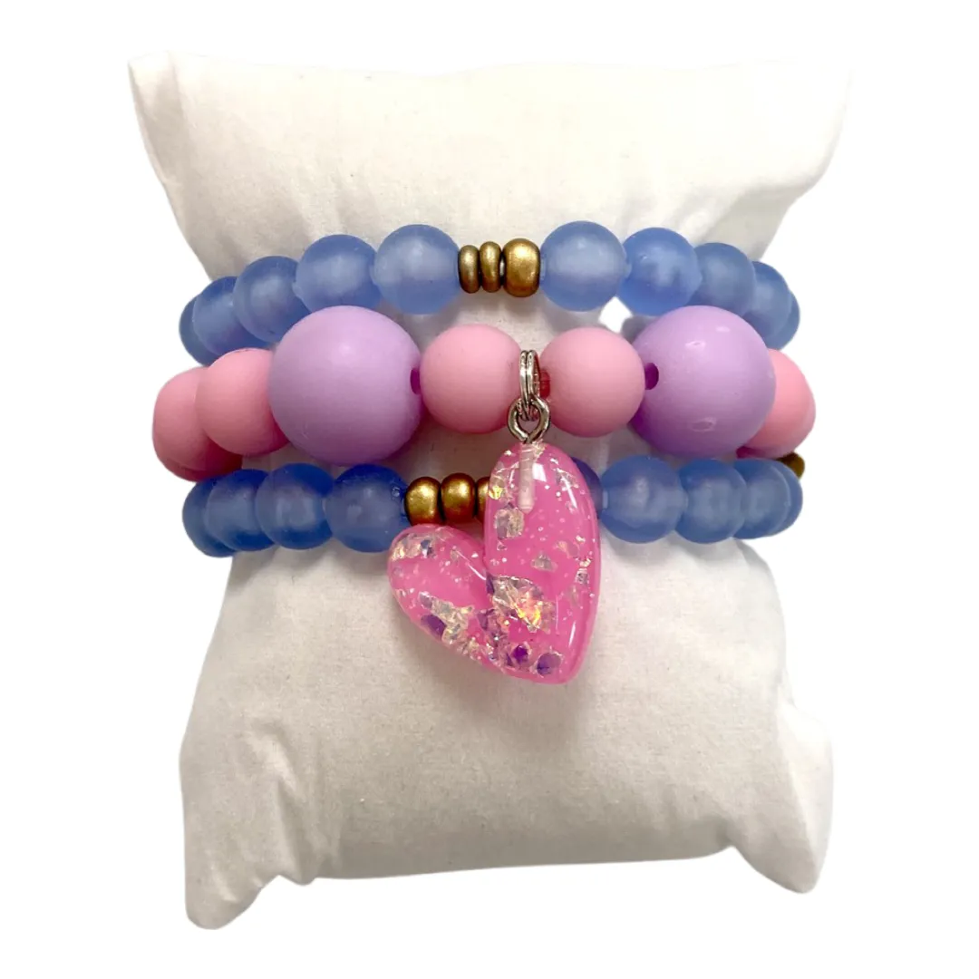 Girls Bracelet Stack - Full of Love