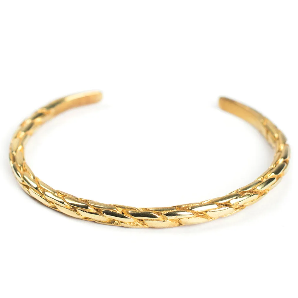 Gold Braided Cuff