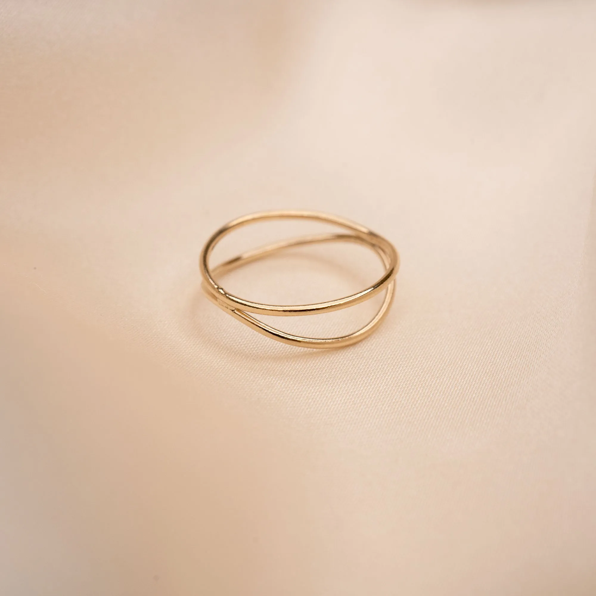 Gold Filled Double Ring