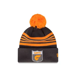 Greater Western Sydney Giants Heritage Stripe Beanie with Pom