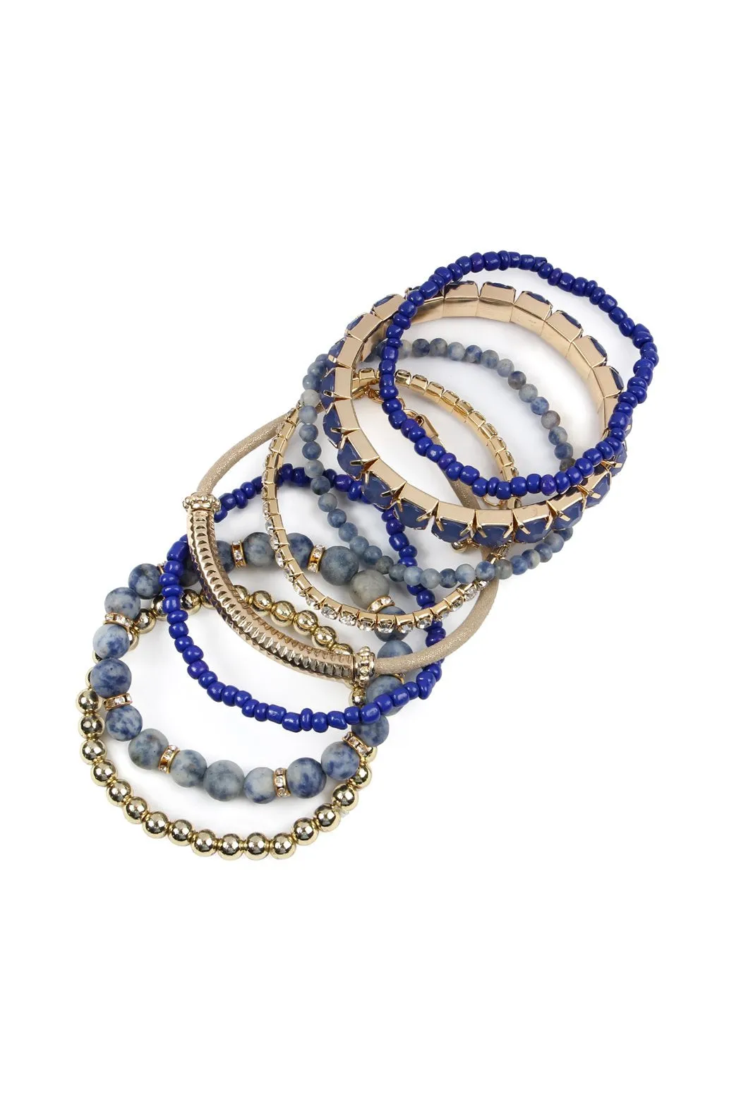 Hdb2244 - Regular Size Stackable Beads Bracelet Set