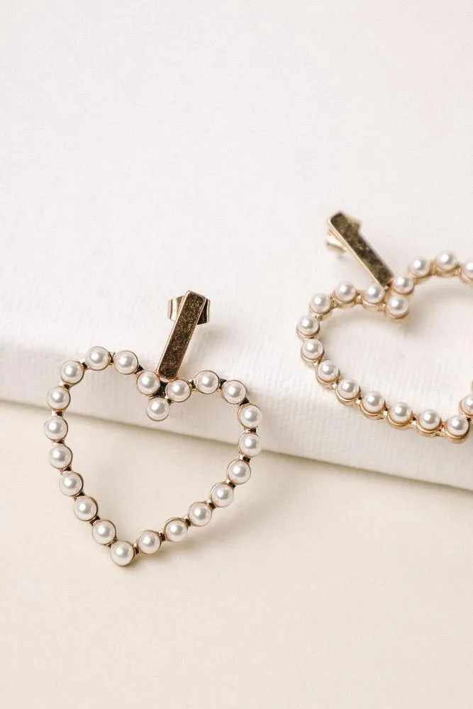 Heart of Pearl Earrings