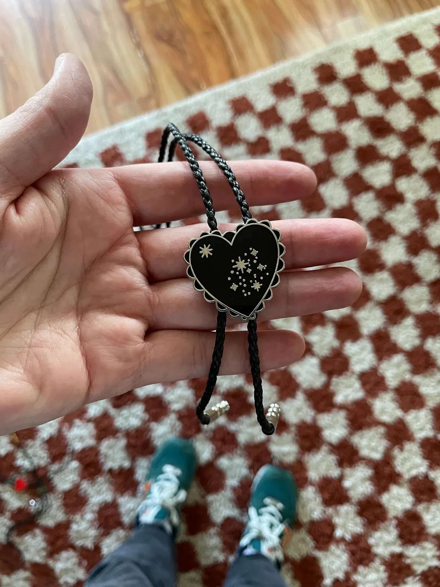 Heart Shaped Bolo Tie