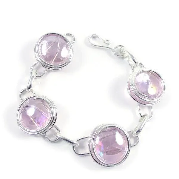 Infinity Bracelet - Framboise Iridescent