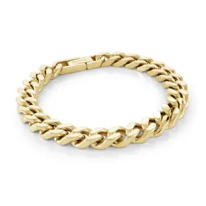 Italgem Men's 8.5" 9.4mm Steel Curb Link Bracelet