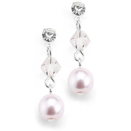 Izzy Colored Pearl and Crystal Earrings