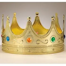 Jeweled Purim Crown 8" Solid Quality