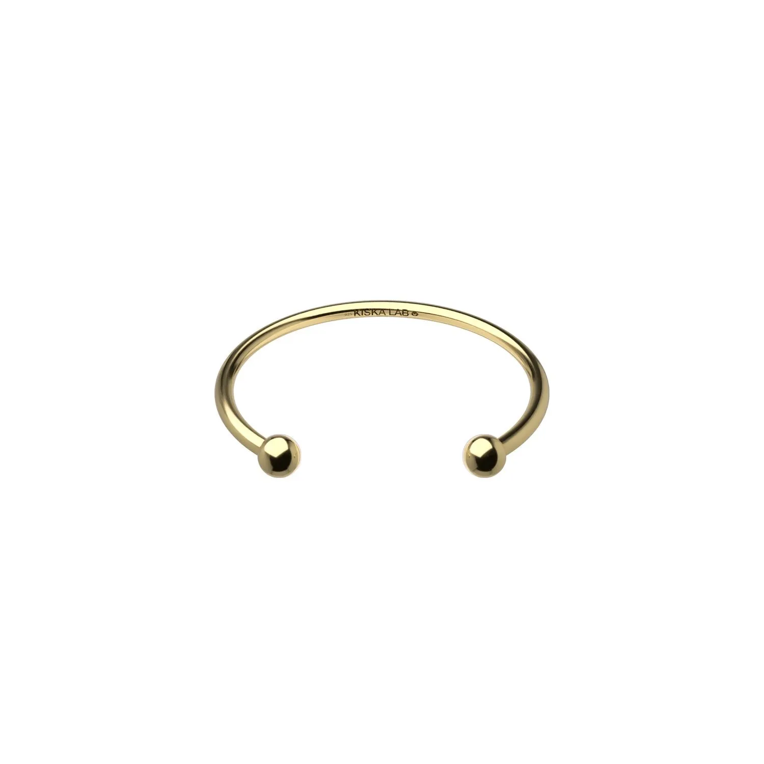 KISKA LAB GOLD ALBERT CUFF BRACELET